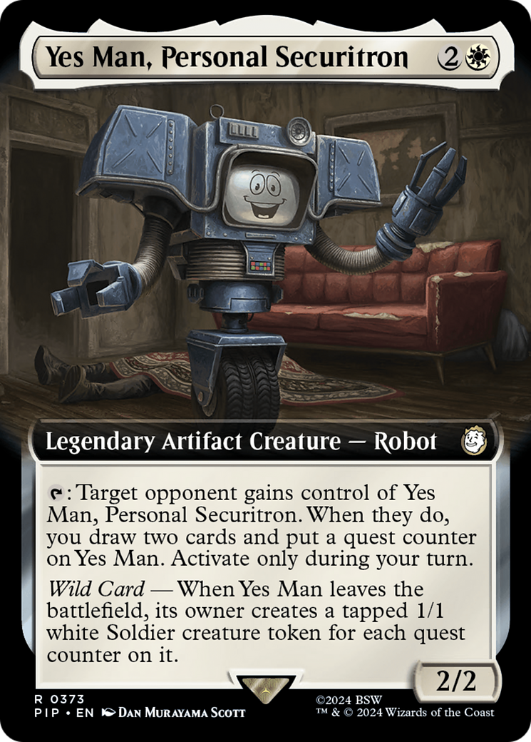 Yes Man, Personal Securitron (Extended Art) [Fallout] - The Mythic Store | 24h Order Processing