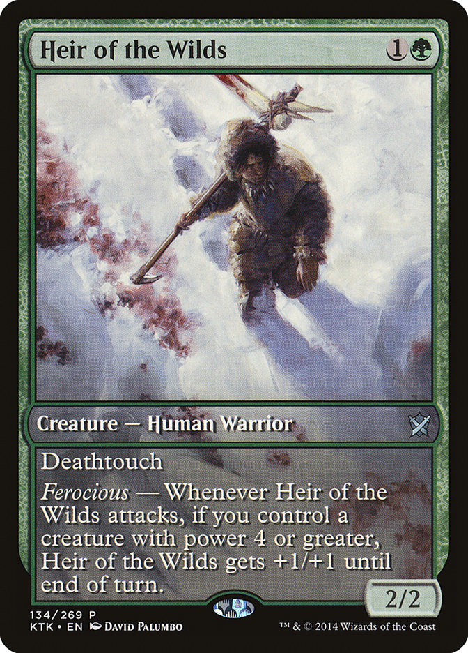 Heir of the Wilds (Game Day) (Extended Art) [Khans of Tarkir Promos] - The Mythic Store | 24h Order Processing
