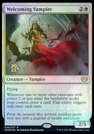 Welcoming Vampire [Innistrad: Crimson Vow Prerelease Promos] - The Mythic Store | 24h Order Processing