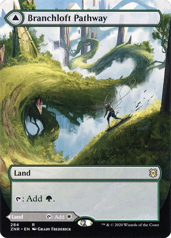 Branchloft Pathway // Boulderloft Pathway (Borderless Alternate Art) [Zendikar Rising] - The Mythic Store | 24h Order Processing