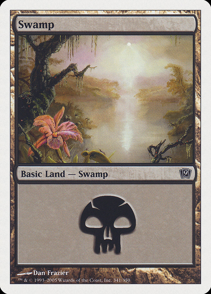 Swamp (341) [Ninth Edition] - The Mythic Store | 24h Order Processing