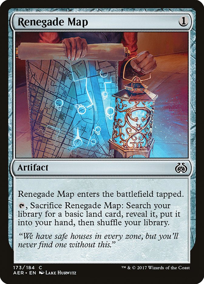 Renegade Map [Aether Revolt] - The Mythic Store | 24h Order Processing