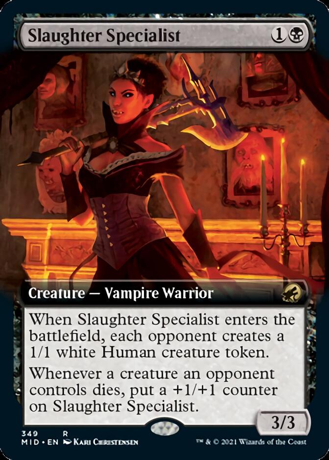 Slaughter Specialist (Extended Art) [Innistrad: Midnight Hunt] - The Mythic Store | 24h Order Processing