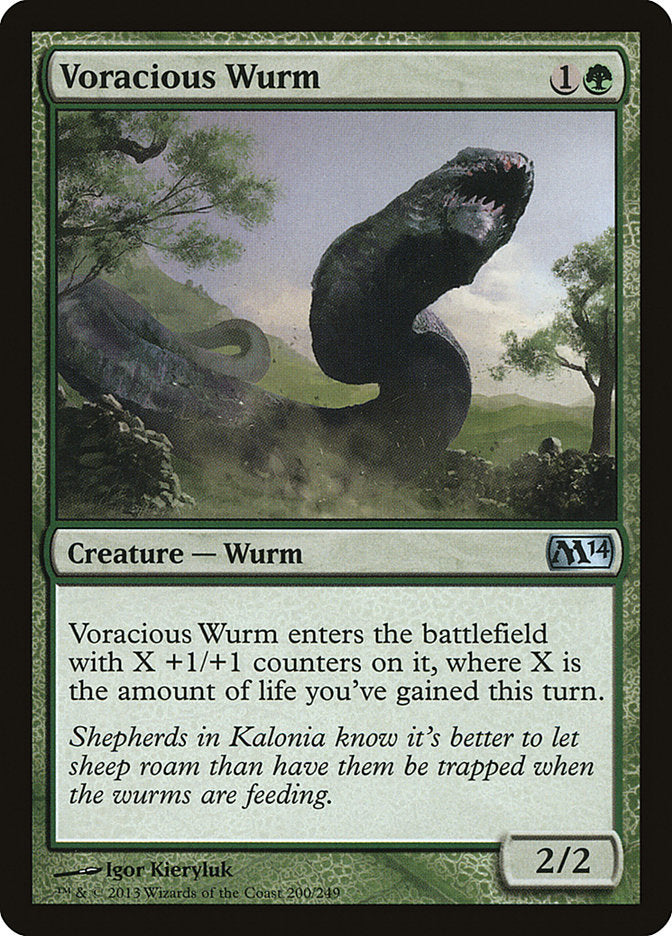 Voracious Wurm [Magic 2014] - The Mythic Store | 24h Order Processing