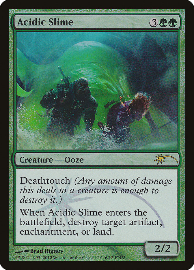 Acidic Slime [Friday Night Magic 2012] - The Mythic Store | 24h Order Processing