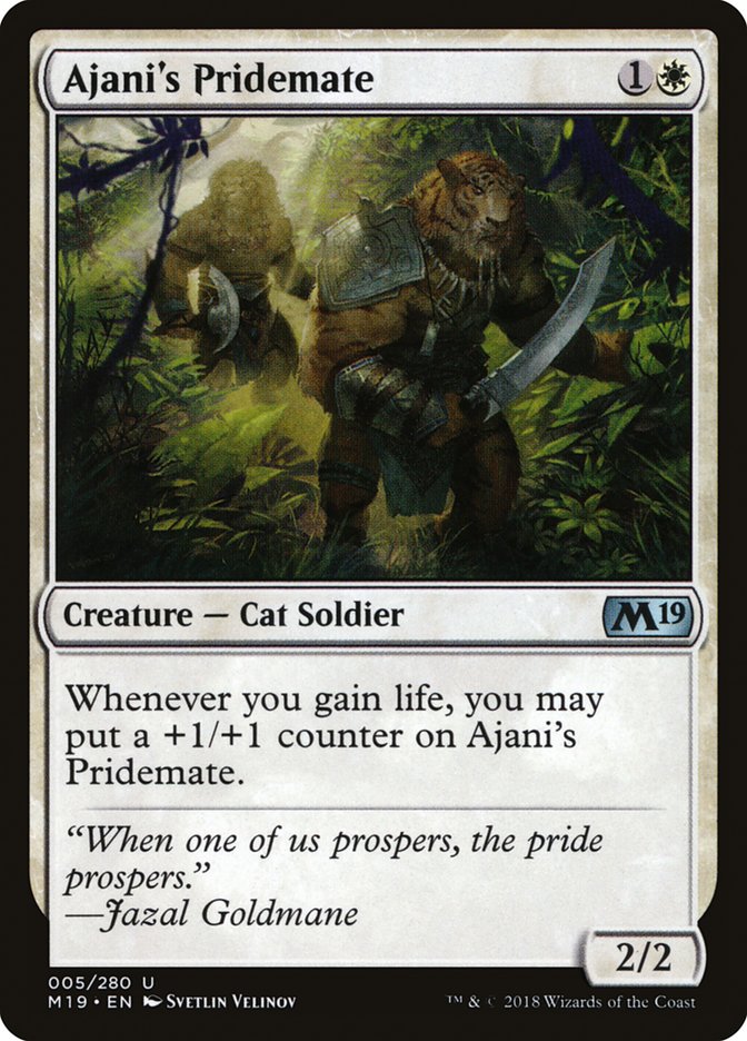 Ajani's Pridemate [Core Set 2019] - The Mythic Store | 24h Order Processing