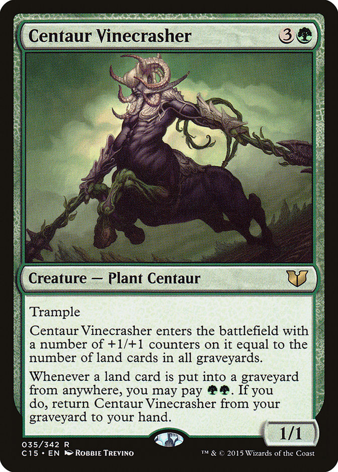 Centaur Vinecrasher [Commander 2015] - The Mythic Store | 24h Order Processing