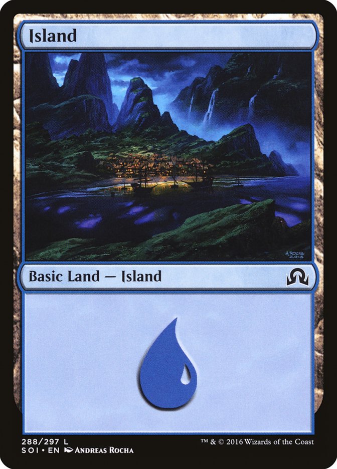 Island (288) [Shadows over Innistrad] - The Mythic Store | 24h Order Processing