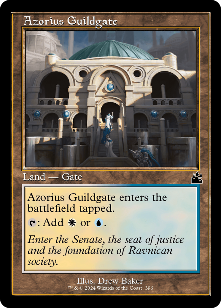 Azorius Guildgate (Retro Frame) [Ravnica Remastered] - The Mythic Store | 24h Order Processing