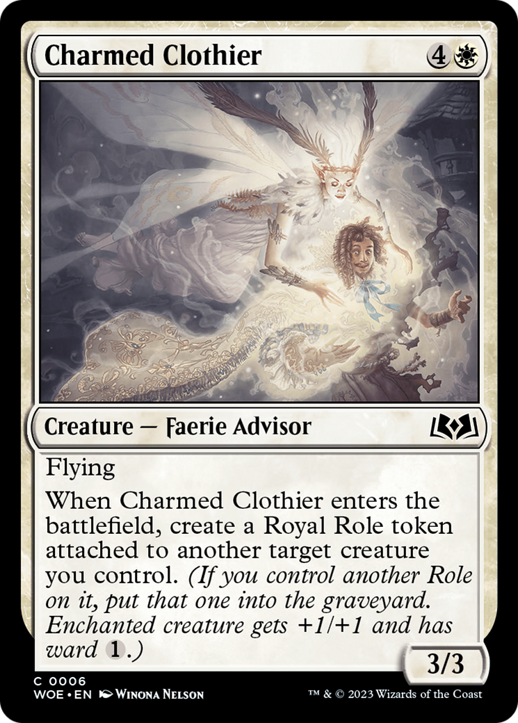 Charmed Clothier [Wilds of Eldraine] - The Mythic Store | 24h Order Processing