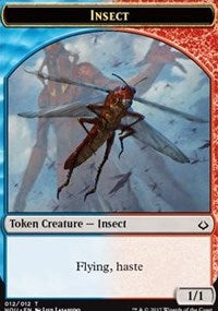 Insect // Warrior Double-Sided Token [Hour of Devastation Tokens] - The Mythic Store | 24h Order Processing