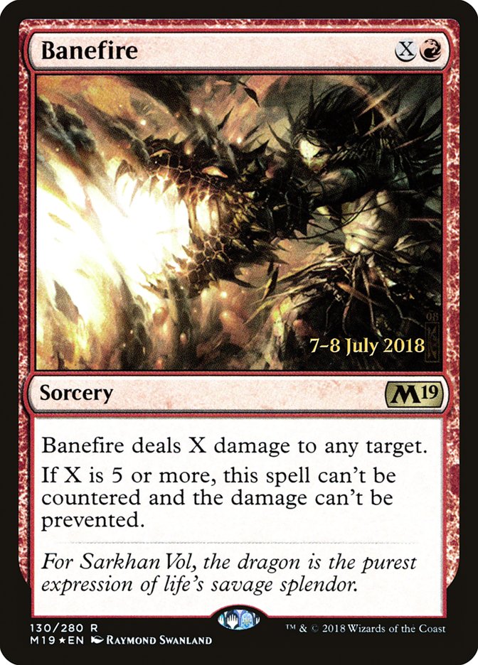 Banefire [Core Set 2019 Prerelease Promos] - The Mythic Store | 24h Order Processing