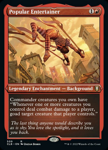 Popular Entertainer (Foil Etched) [Commander Legends: Battle for Baldur's Gate] - The Mythic Store | 24h Order Processing