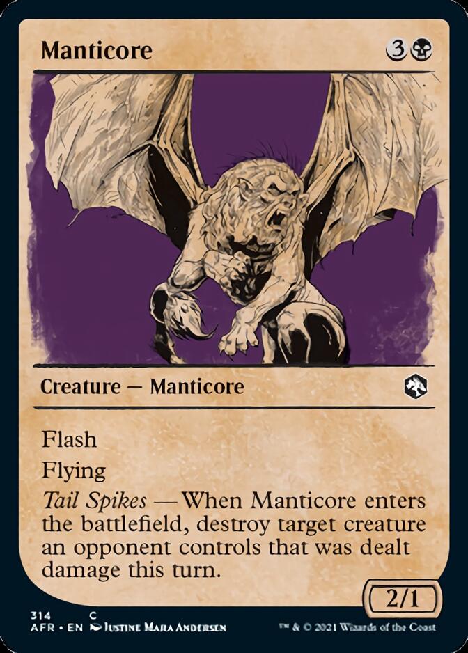 Manticore (Showcase) [Dungeons & Dragons: Adventures in the Forgotten Realms] - The Mythic Store | 24h Order Processing
