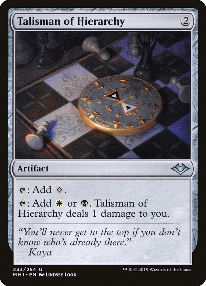 Talisman of Hierarchy [Modern Horizons] - The Mythic Store | 24h Order Processing