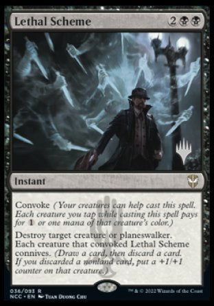 Lethal Scheme (Promo Pack) [Streets of New Capenna Commander Promos] - The Mythic Store | 24h Order Processing