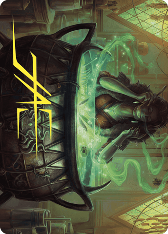 Agatha's Soul Cauldron Art Card (Gold-Stamped Signature) [Wilds of Eldraine Art Series] - The Mythic Store | 24h Order Processing