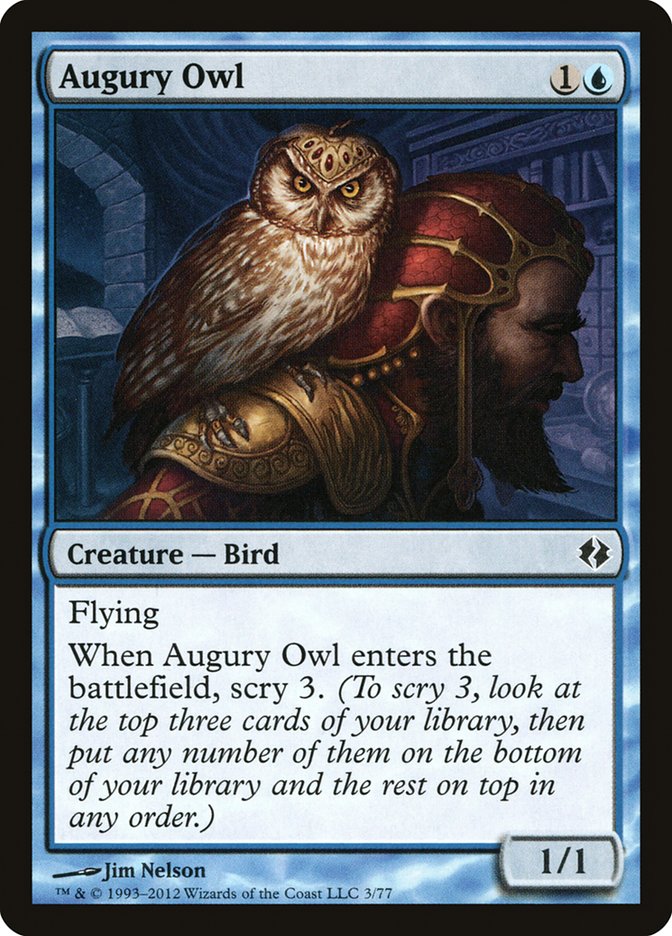Augury Owl [Duel Decks: Venser vs. Koth] - The Mythic Store | 24h Order Processing