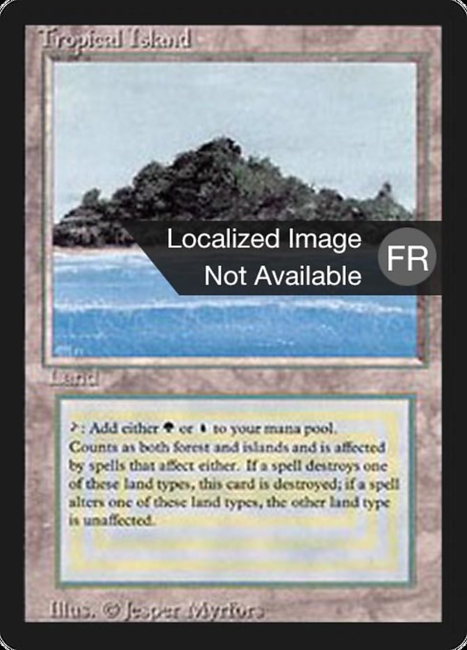 Tropical Island [Foreign Black Border] - The Mythic Store | 24h Order Processing