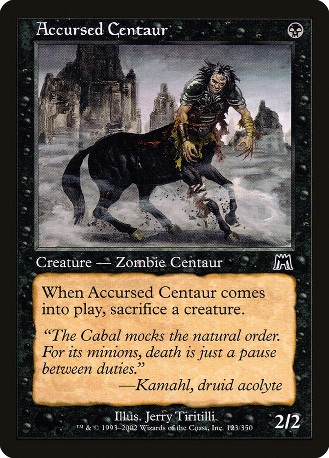 Accursed Centaur [Onslaught] - The Mythic Store | 24h Order Processing