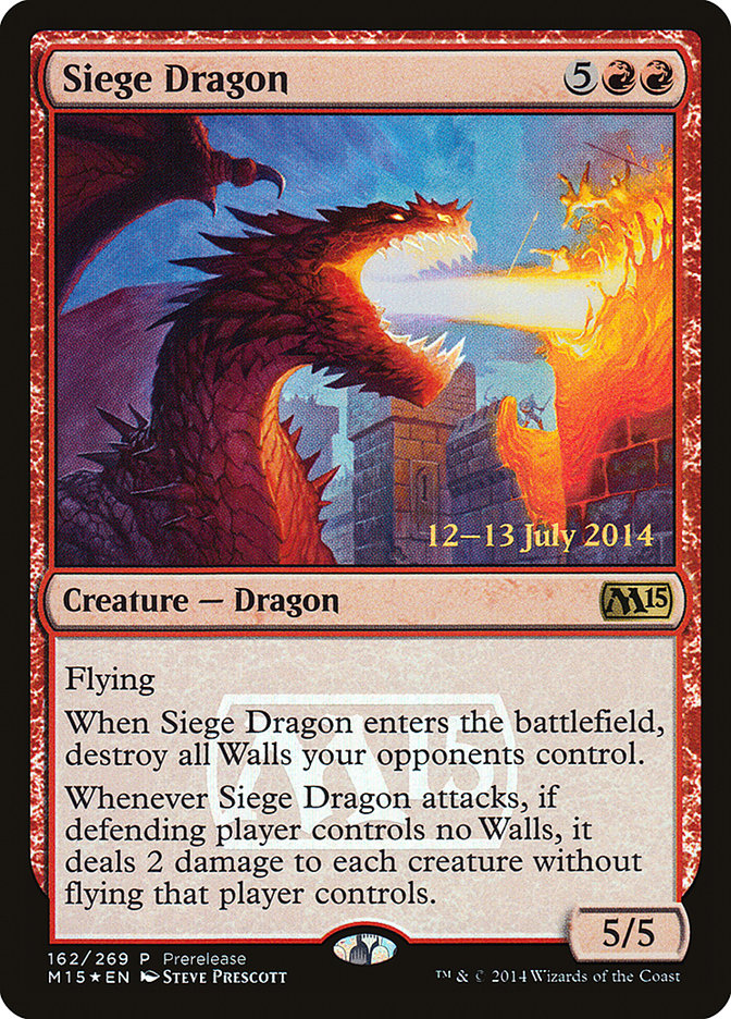 Siege Dragon [Magic 2015 Promos] - The Mythic Store | 24h Order Processing