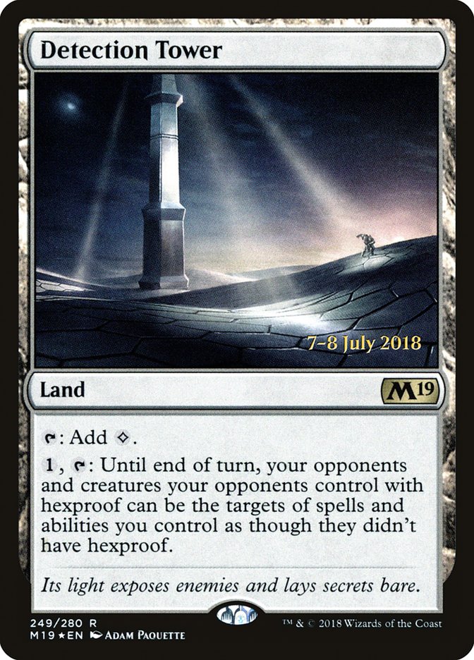 Detection Tower [Core Set 2019 Prerelease Promos] - The Mythic Store | 24h Order Processing