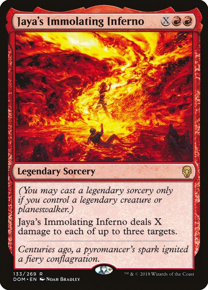 Jaya's Immolating Inferno [Dominaria] - The Mythic Store | 24h Order Processing