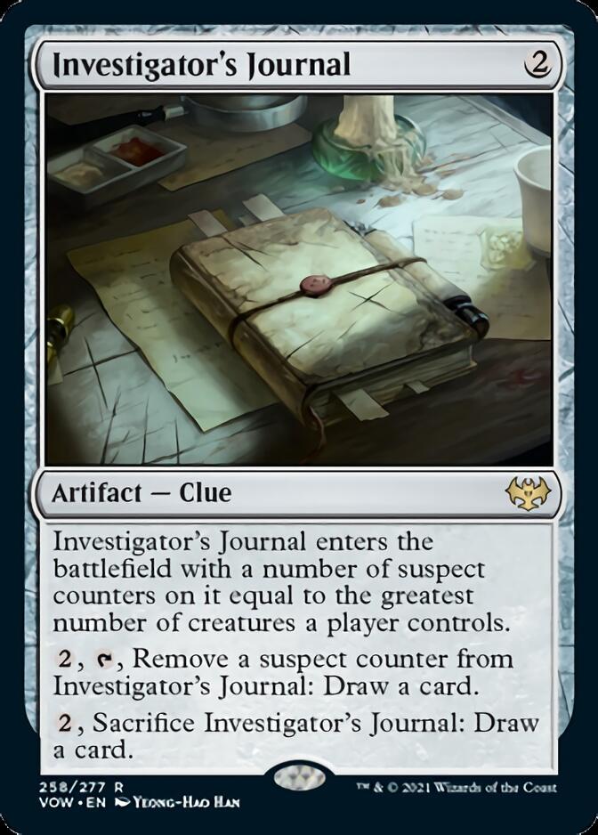 Investigator's Journal [Innistrad: Crimson Vow] - The Mythic Store | 24h Order Processing