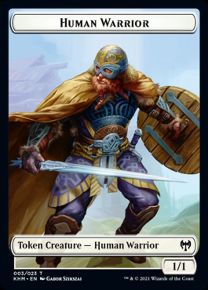 Human Warrior Token [Kaldheim Tokens] - The Mythic Store | 24h Order Processing