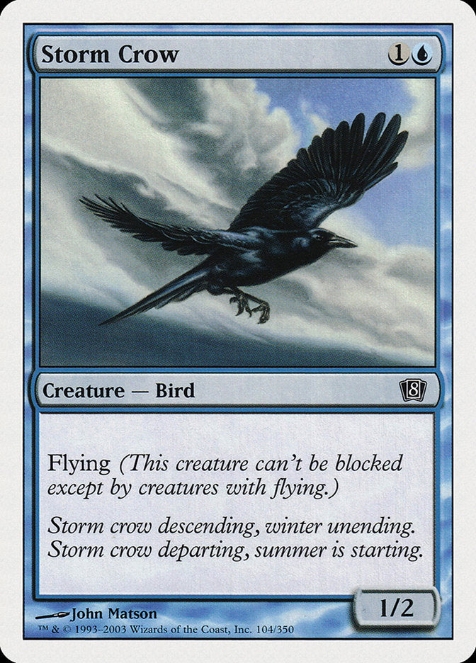 Storm Crow [Eighth Edition] - The Mythic Store | 24h Order Processing
