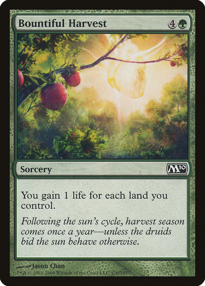 Bountiful Harvest [Magic 2010] - The Mythic Store | 24h Order Processing