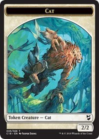 Cat // Soldier Double-Sided Token [Commander 2018 Tokens] - The Mythic Store | 24h Order Processing