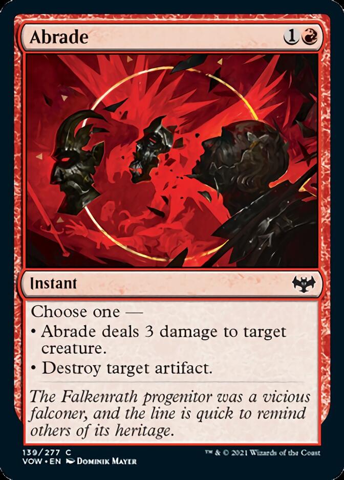 Abrade [Innistrad: Crimson Vow] - The Mythic Store | 24h Order Processing