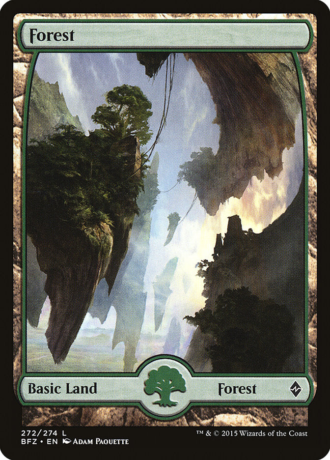 Forest (272) (Full Art) [Battle for Zendikar] - The Mythic Store | 24h Order Processing