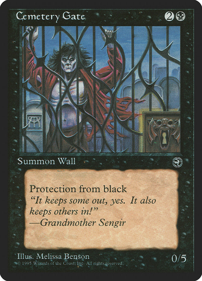 Cemetery Gate (Grandmother Sengir Flavor Text) [Homelands] - The Mythic Store | 24h Order Processing