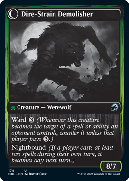 Burly Breaker // Dire-Strain Demolisher [Innistrad: Double Feature] - The Mythic Store | 24h Order Processing