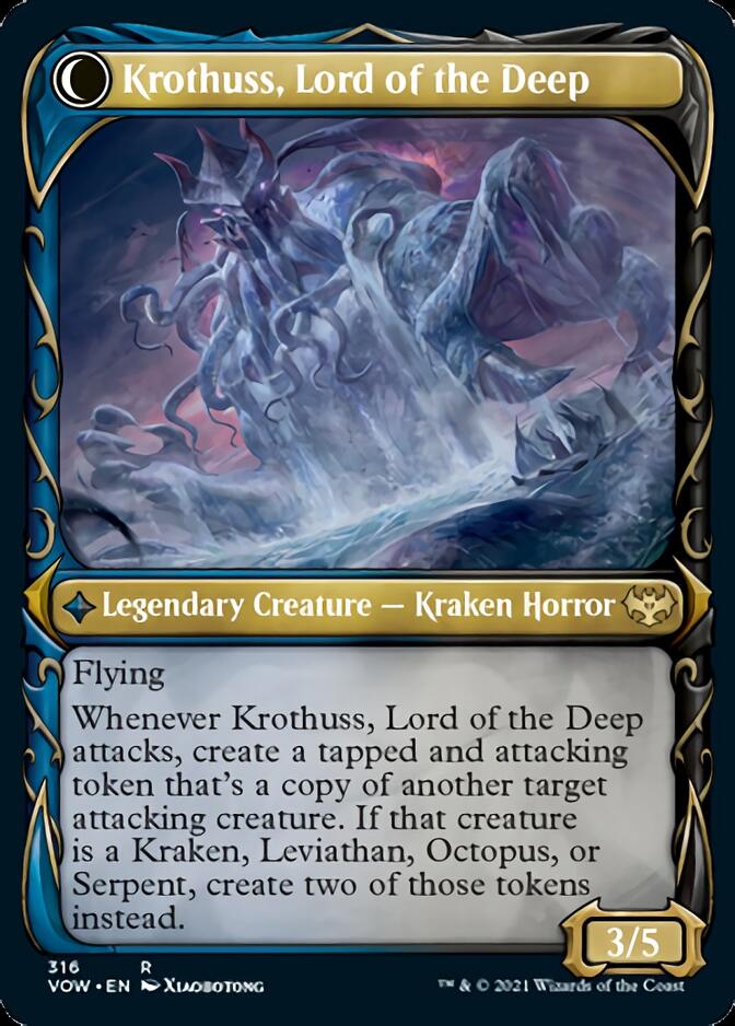 Runo Stromkirk // Krothuss, Lord of the Deep (Showcase Fang Frame) [Innistrad: Crimson Vow] - The Mythic Store | 24h Order Processing