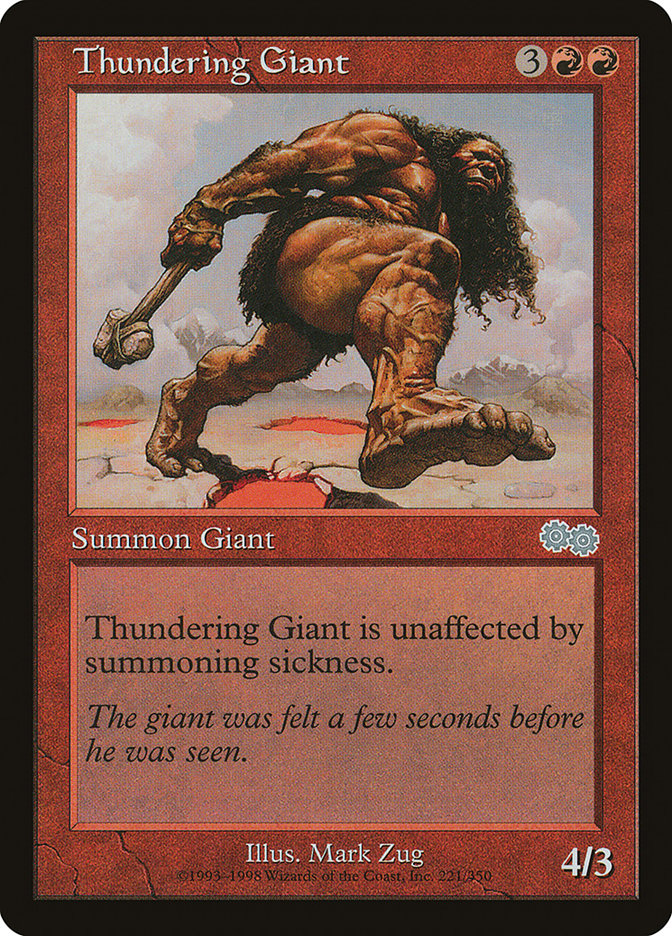 Thundering Giant [Urza's Saga] - The Mythic Store | 24h Order Processing