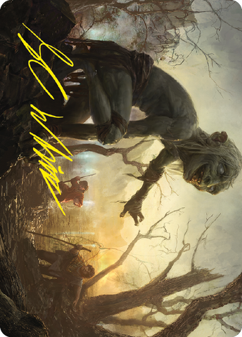 Smeagol, Helpful Guide Art Card (Gold-Stamped Signature) [The Lord of the Rings: Tales of Middle-earth Art Series] - The Mythic Store | 24h Order Processing