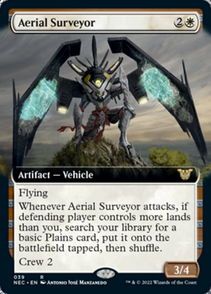 Aerial Surveyor (Extended Art) [Kamigawa: Neon Dynasty Commander] - The Mythic Store | 24h Order Processing