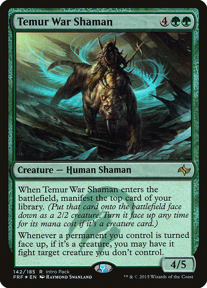 Temur War Shaman (Intro Pack) [Fate Reforged Promos] - The Mythic Store | 24h Order Processing