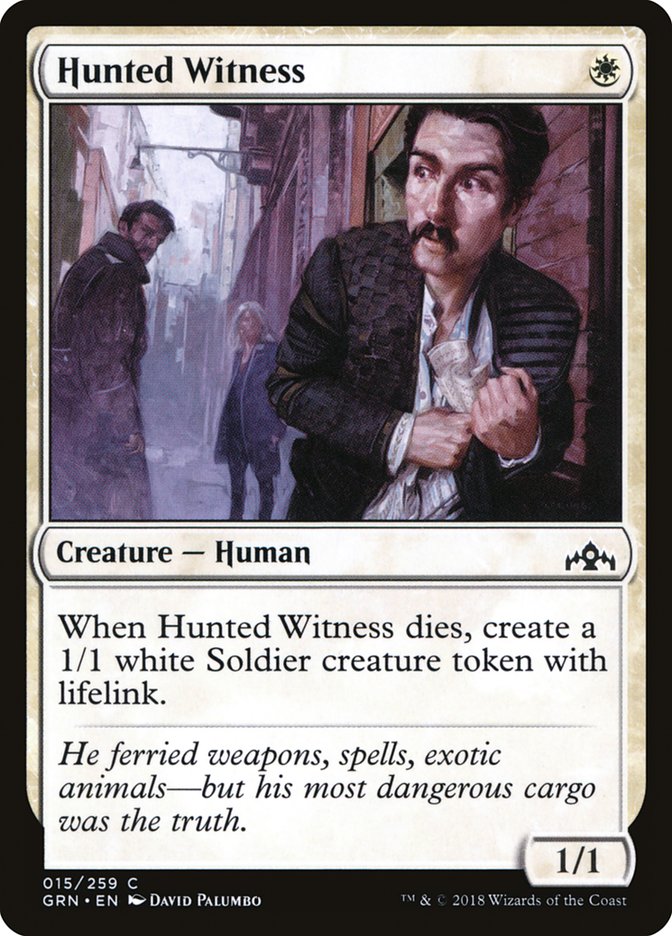 Hunted Witness [Guilds of Ravnica] - The Mythic Store | 24h Order Processing