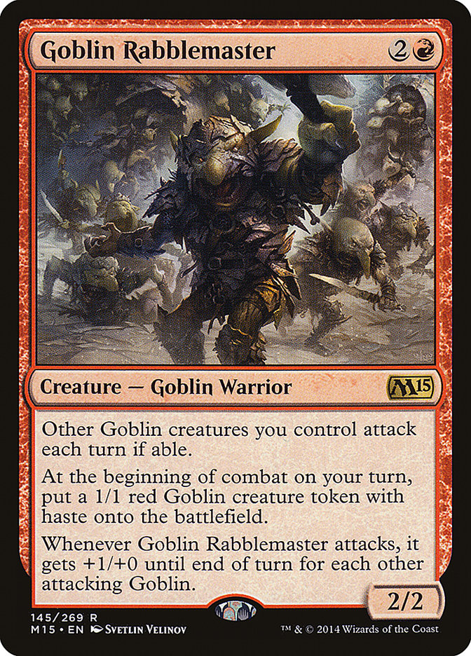 Goblin Rabblemaster [Magic 2015] - The Mythic Store | 24h Order Processing
