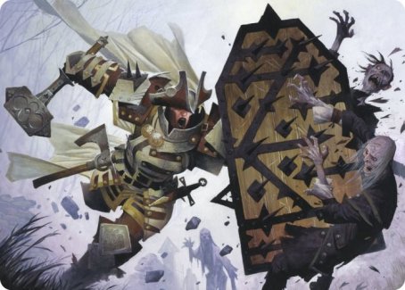 Estwald Shieldbasher Art Card [Innistrad: Crimson Vow Art Series] - The Mythic Store | 24h Order Processing