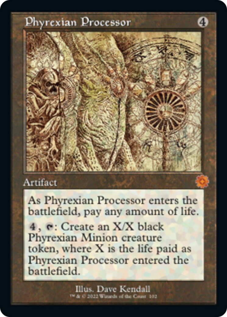 Phyrexian Processor (Retro Schematic) [The Brothers' War Retro Artifacts] - The Mythic Store | 24h Order Processing