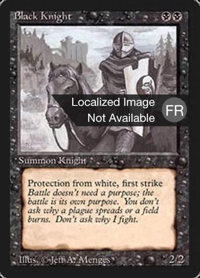 Black Knight [Foreign Black Border] - The Mythic Store | 24h Order Processing