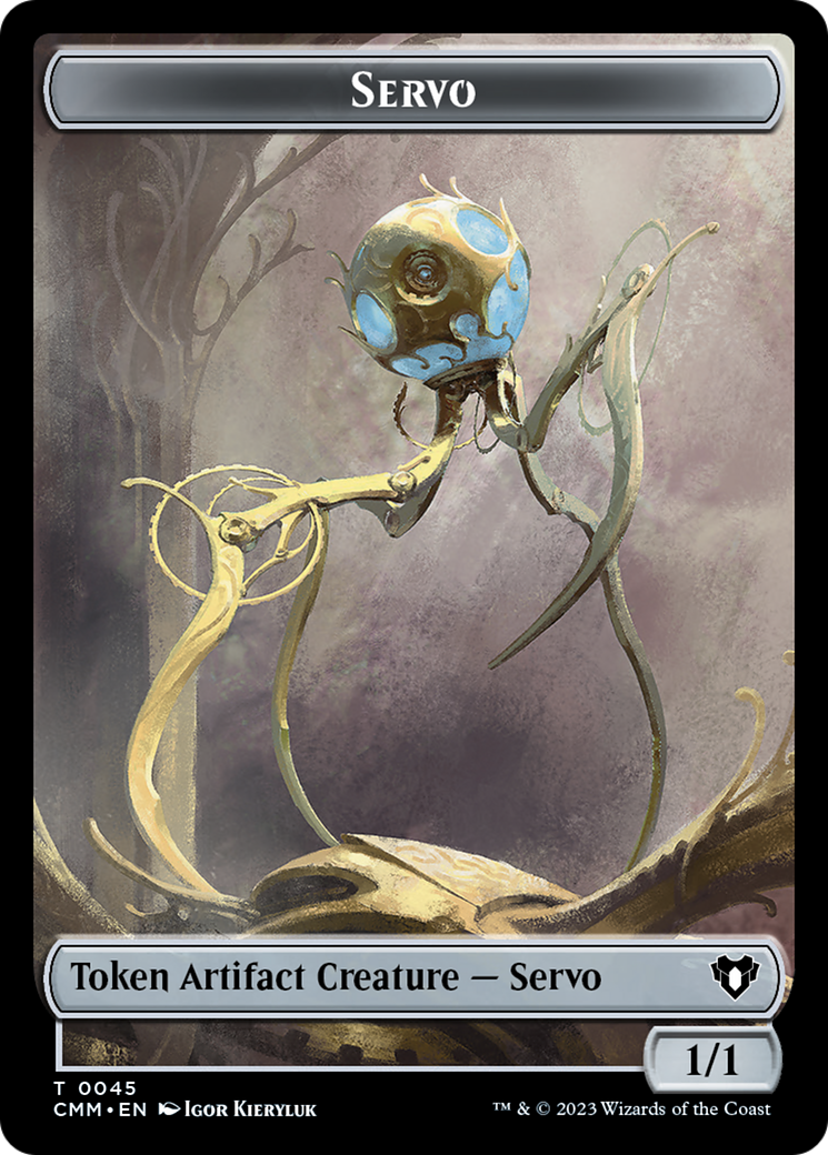 Soldier // Servo Double-Sided Token [Commander Masters Tokens] - The Mythic Store | 24h Order Processing