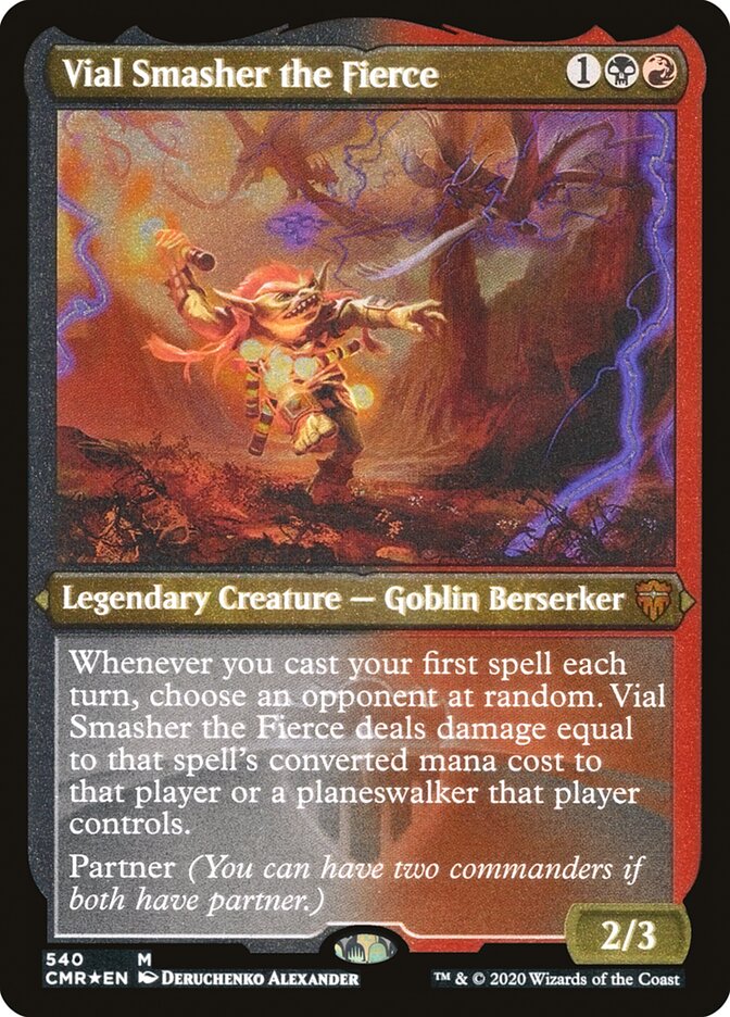 Vial Smasher the Fierce (Etched) [Commander Legends] - The Mythic Store | 24h Order Processing