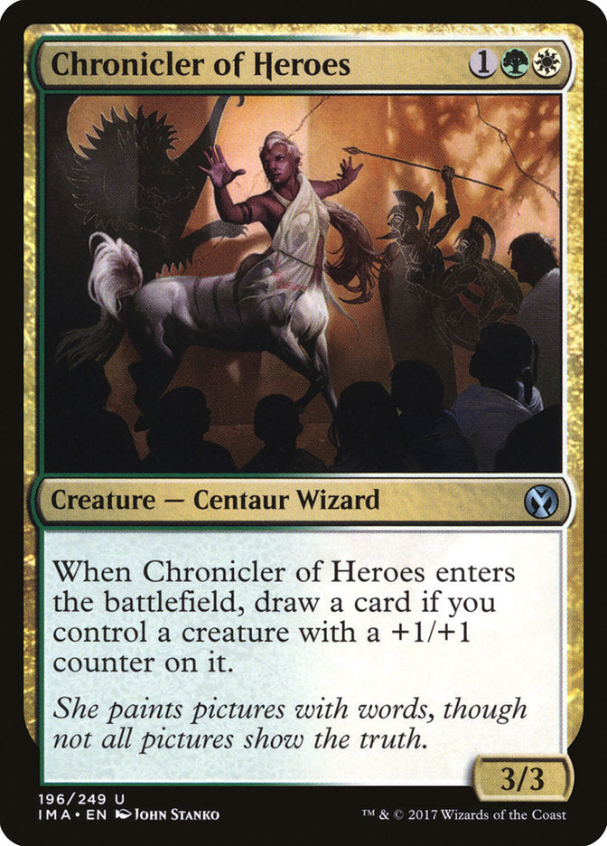 Chronicler of Heroes [Iconic Masters] - The Mythic Store | 24h Order Processing