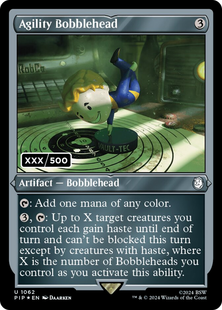 Agility Bobblehead (Serial Numbered) [Fallout] - The Mythic Store | 24h Order Processing